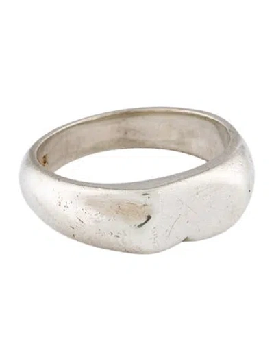 Pre-owned Tiffany & Co Vintage Full Heart Signet Ring In Multi
