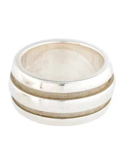 Pre-owned Tiffany & Co Vintage Grooved Band In Multi