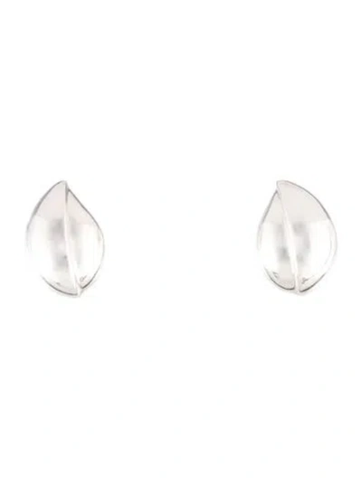 Pre-owned Tiffany & Co Vintage Leaf Drop Earrings In Multi