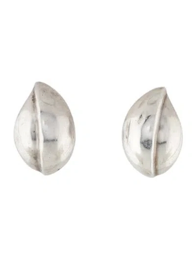 Pre-owned Tiffany & Co Vintage Leaf Earclip Earrings In Multi