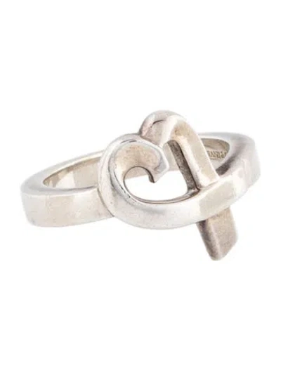 Pre-owned Tiffany & Co Vintage Loving Heart Ring In Multicolor