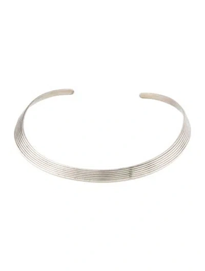 Pre-owned Tiffany & Co Vintage Maker's Collar Necklace, 16" In Multi