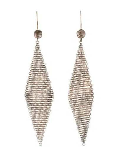 Pre-owned Tiffany & Co Vintage Mesh Earrings In Multi