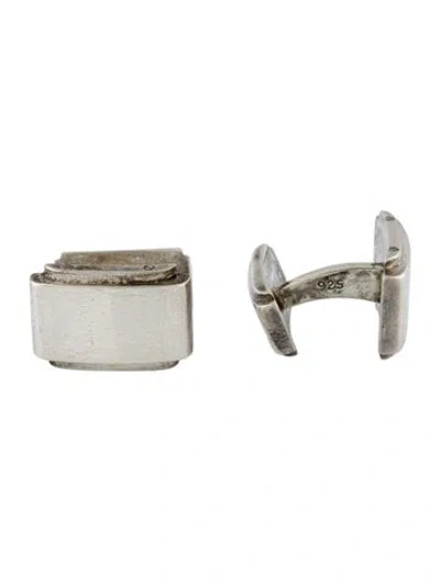 Pre-owned Tiffany & Co Vintage Metropolis Cufflinks In Multi