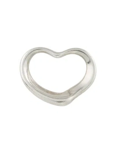 Pre-owned Tiffany & Co Vintage Open Heart Pendant In Multi