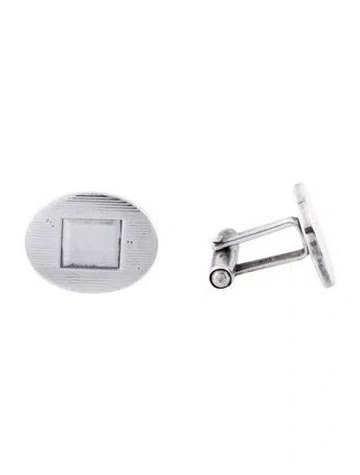 Pre-owned Tiffany & Co Vintage Oval Cufflinks In Multi