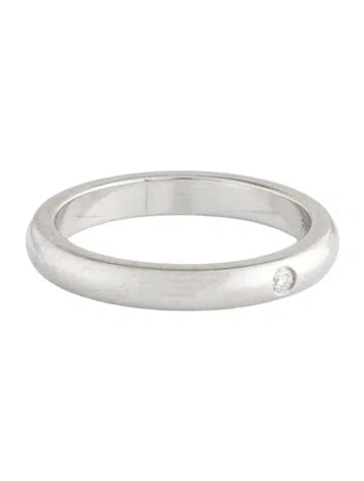 Pre-owned Tiffany & Co Vintage Platinum Diamond Band In Multi