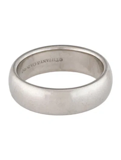 Pre-owned Tiffany & Co Vintage Platinum Forever Wedding Band In Multi