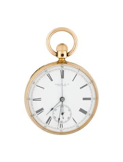 Pre-owned Tiffany & Co Vintage Pocket Watch In Multi