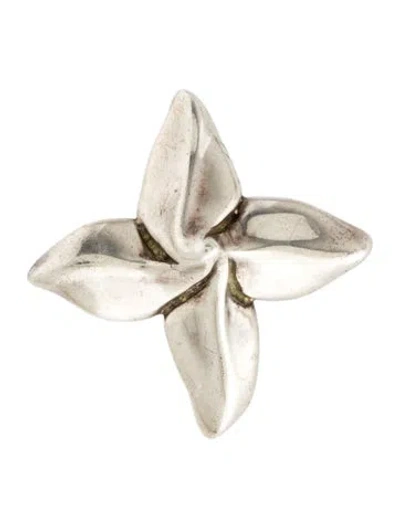 Pre-owned Tiffany & Co Vintage Poinsettia Charm, 1" In Multi