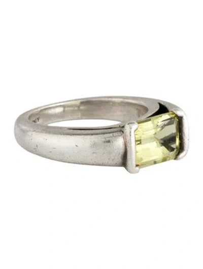 Pre-owned Tiffany & Co Vintage Quartz Cocktail Ring In Multi