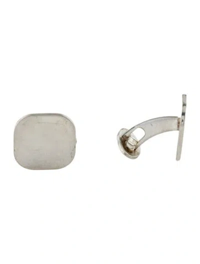 Pre-owned Tiffany & Co Vintage Square Cufflinks In Multi