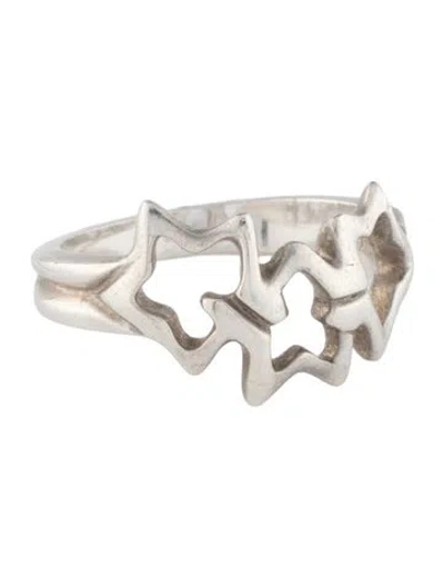 Pre-owned Tiffany & Co Vintage Star Cocktail Ring In Multicolor