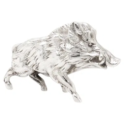Pre-owned Tiffany & Co Vintage Sterling Silver Figural Boar Figurine