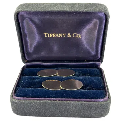 Pre-owned Tiffany & Co Vintage Tiffany And Co. Gold Cufflinks In Multi