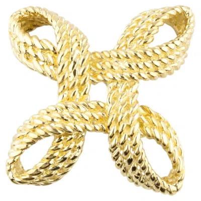 Pre-owned Tiffany & Co Vintage . Italy 18kt Yellow Gold Brooch / Pin