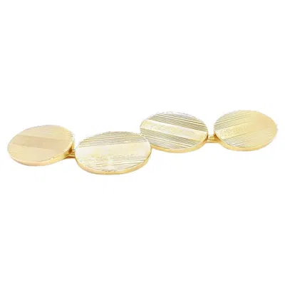 Pre-owned Tiffany & Co Vintage Tiffany And Co. Oval Cufflinks In Multi