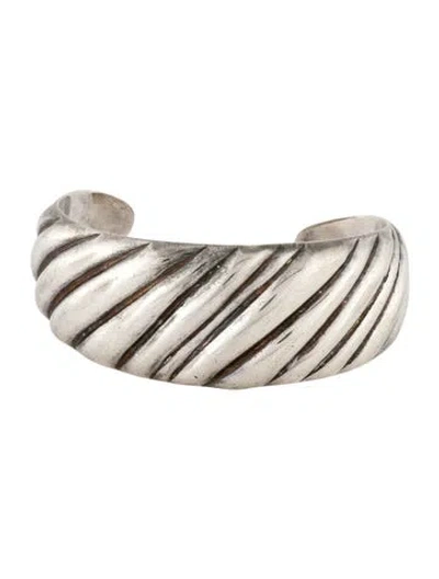 Pre-owned Tiffany & Co Vintage Twisted Swirl Cuff, 6" In Multi