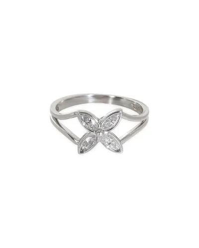 Tiffany & Co . Vintage Victoria Platinum 0.42 Ct. Tw. Diamond Ring (authentic Pre-loved) In Metallic