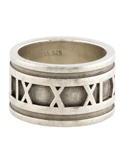 Pre-owned Tiffany & Co Vintage Wide Atlas Band In Multi