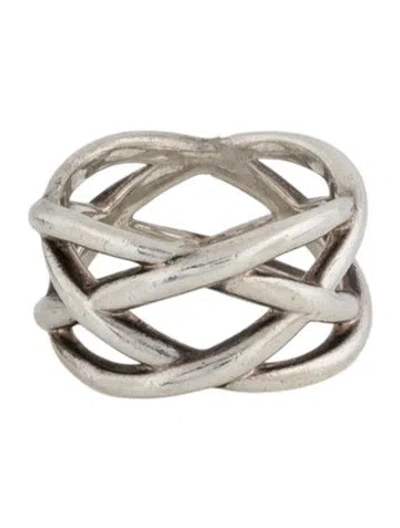 Pre-owned Tiffany & Co Vintage Woven Band In Multi