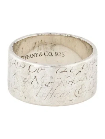 Pre-owned Tiffany & Co Wide Notes Band In Multi