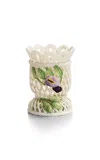 Tiffany & Co Wildflower Woven Porcelain Egg Cup In White