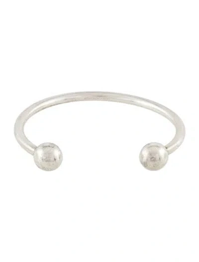 Pre-owned Tiffany & Co Wire Ball Cuff Bracelet, 6.5" In Multi