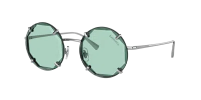 Tiffany & Co Tf 3091 6001d9 52mm Womens Geometric Sunglasses In Light Azure