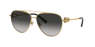 Tiffany & Co . Woman Sunglass Tf3092 In Gray