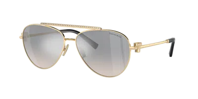 Tiffany & Co . Woman Sunglass Tf3101b In Silver