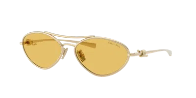 Tiffany & Co . Woman Sunglass Tf3117 In Yellow
