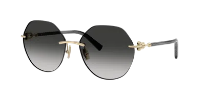 Tiffany & Co . Woman Sunglass Tf3123 In Grey Gradient