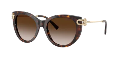 Tiffany & Co . Woman Sunglass Tf4232 In Brown