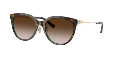 Tiffany & Co . Woman Sunglass Tf4243d In Brown