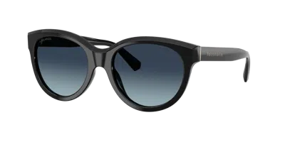 Tiffany & Co . Woman Sunglass Tf4271 In Azure Gradient Dark Blue Polarized