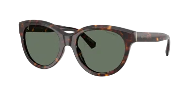 Tiffany & Co . Woman Sunglass Tf4271 In Dark Green