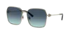 Tiffany & Co . Woman Sunglasses Tf3093d In Azure Gradient Blue