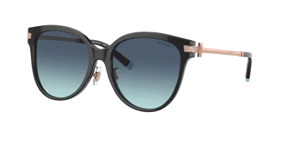 Tiffany & Co . Tf 4193b 80019s Womens Cat-eye Sunglasses In Black