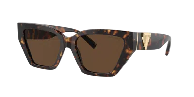 Tiffany & Co . Woman Sunglasses Tf4218f In Light Brown