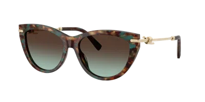 Tiffany & Co . Woman Sunglasses Tf4253 In Brown