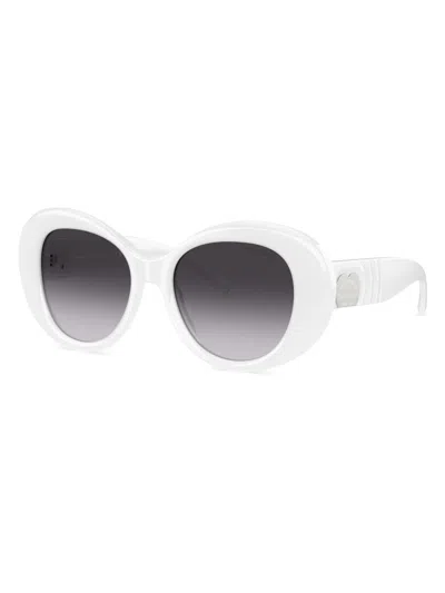 Tiffany & Co Women's 52mm Round Sunglasses In Black