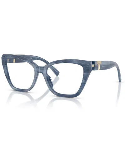 Tiffany & Co Women's Cat Eye Eyeglasses, Tf2271 In Blue