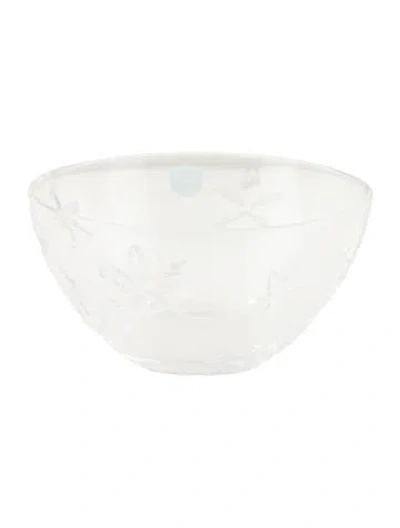 Pre-owned Tiffany & Co Women's Crystal Serving Bowl In Transparent