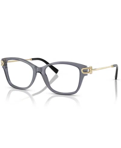 Tiffany & Co Women's Regular Eyeglasses, Tf2266 In Crystal Dark Violet