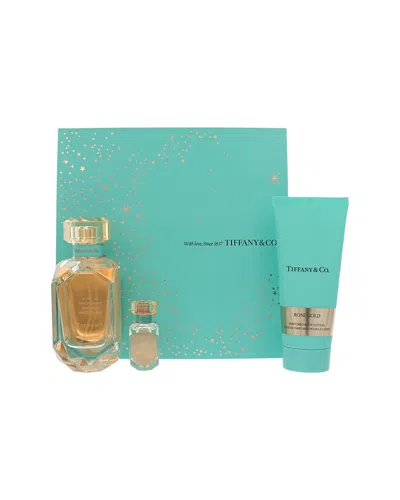 Tiffany & Co . Women's Rose Gold Edp 3pc Set In Green