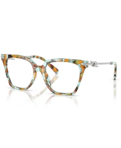 Tiffany & Co Women's Square Eyeglasses, Tf2284b In Neutral