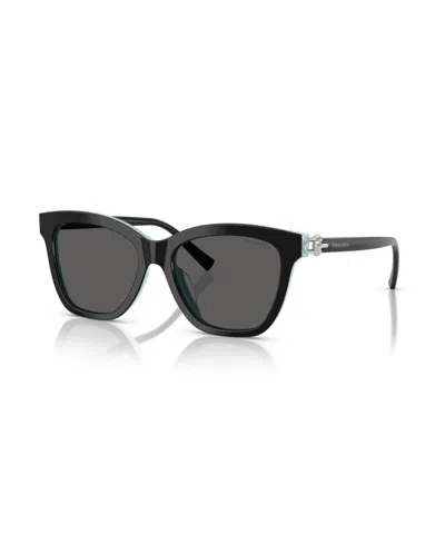 Tiffany & Co Women's Square Sunglasses, Tf4241d In Black