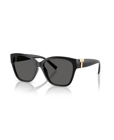 Tiffany & Co Women's Square Sunglasses, Tf4254u In Black