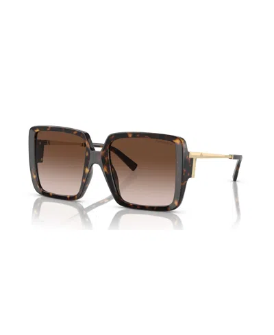 Tiffany & Co Women's Sunglasses, Gradient Tf4212u In Havana